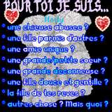 pour toi je suis quoi ?
